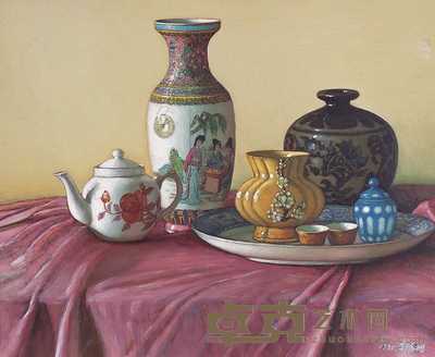 王胜利 1995年作 静物 50×60cm